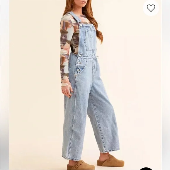 Levi’s Apron Drawstring Straight Leg Overalls size L - Picture 2 of 14